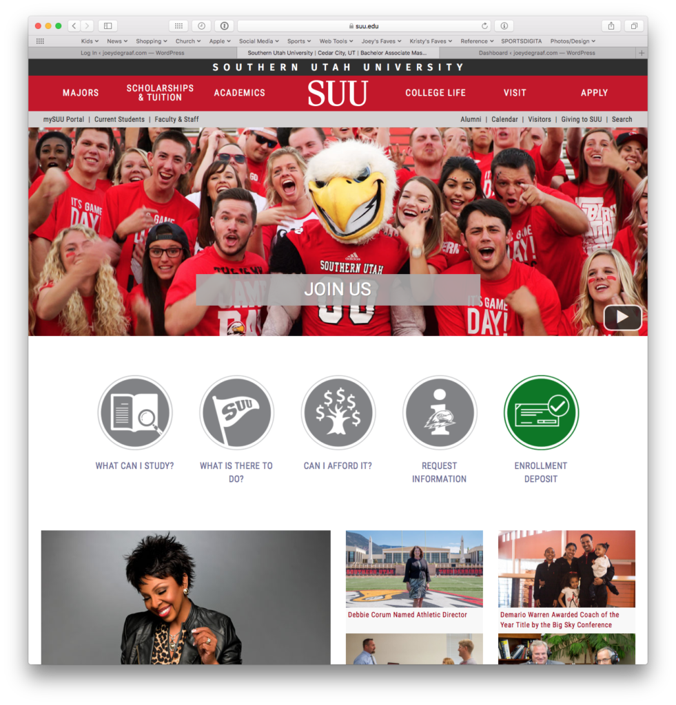 SUU Website